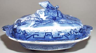 Vegetable Dish with Cover c1920s